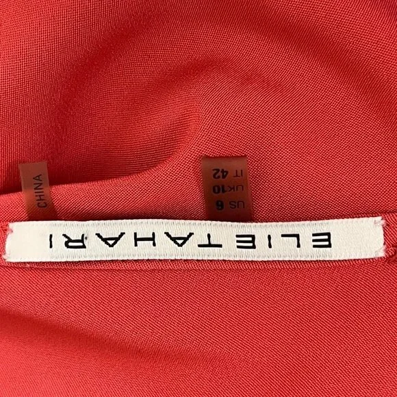 ELIE Tahari Coral Ruffle Neck Dress‎ - Picture 4 of 5